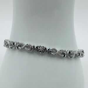 Beautiful MOM Natural Diamond Accented Bracelet